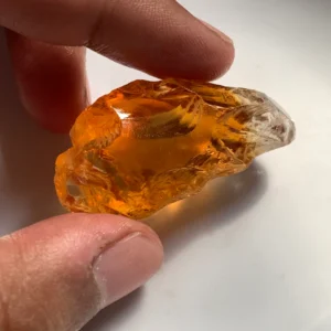 Facet Rough Mandarin Citrine