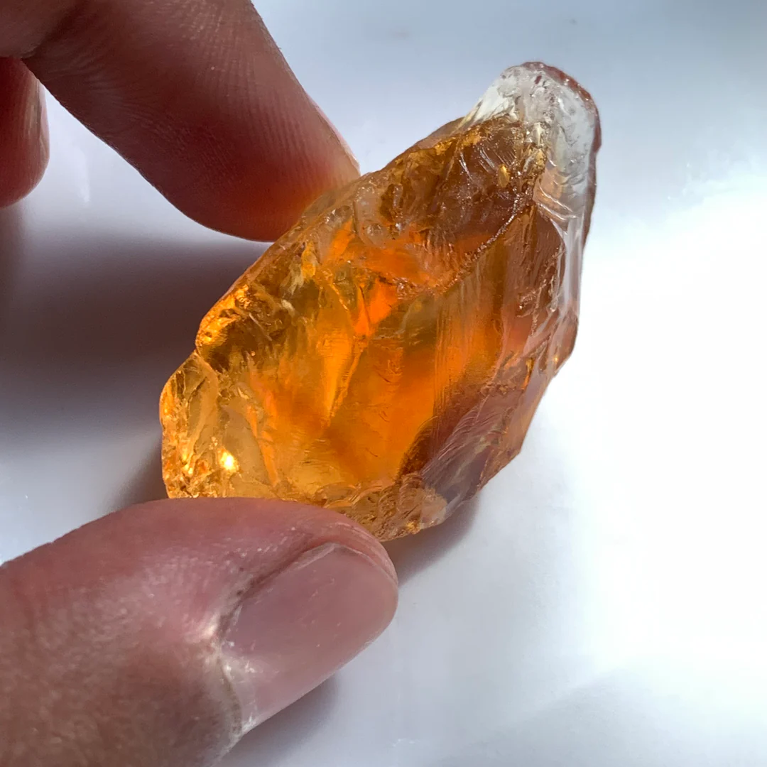Facet Rough Mandarin Citrine - Image 3