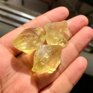 Facet Rough Brownish Yellow Quartz