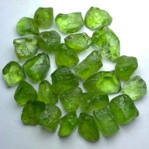 Facet Rough Apple Greenish Peridots