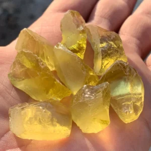 Facet Rough Lemon Quartz Citrine