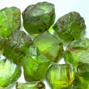 Facet Rough Peridots | Pakistan Peridot Rough | Green Peridot